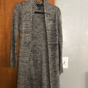 Gray cardigan